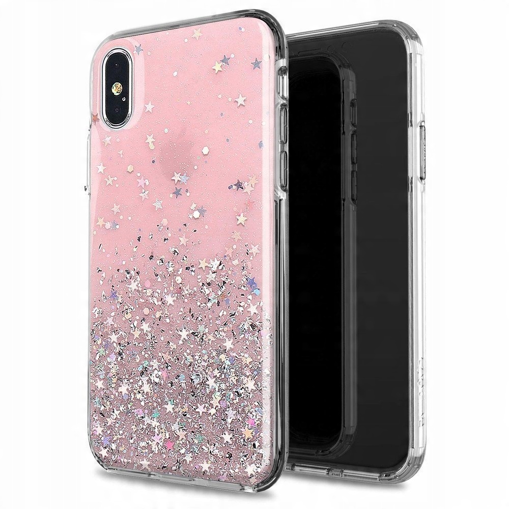 

Etui Brokat Star Glitter +szkło do Huawei P30 Lite