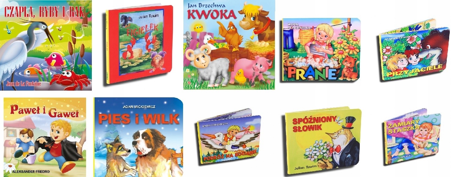 

Klasyka Bajek Dla Dzieci 10 Kartonowych Książek n2
