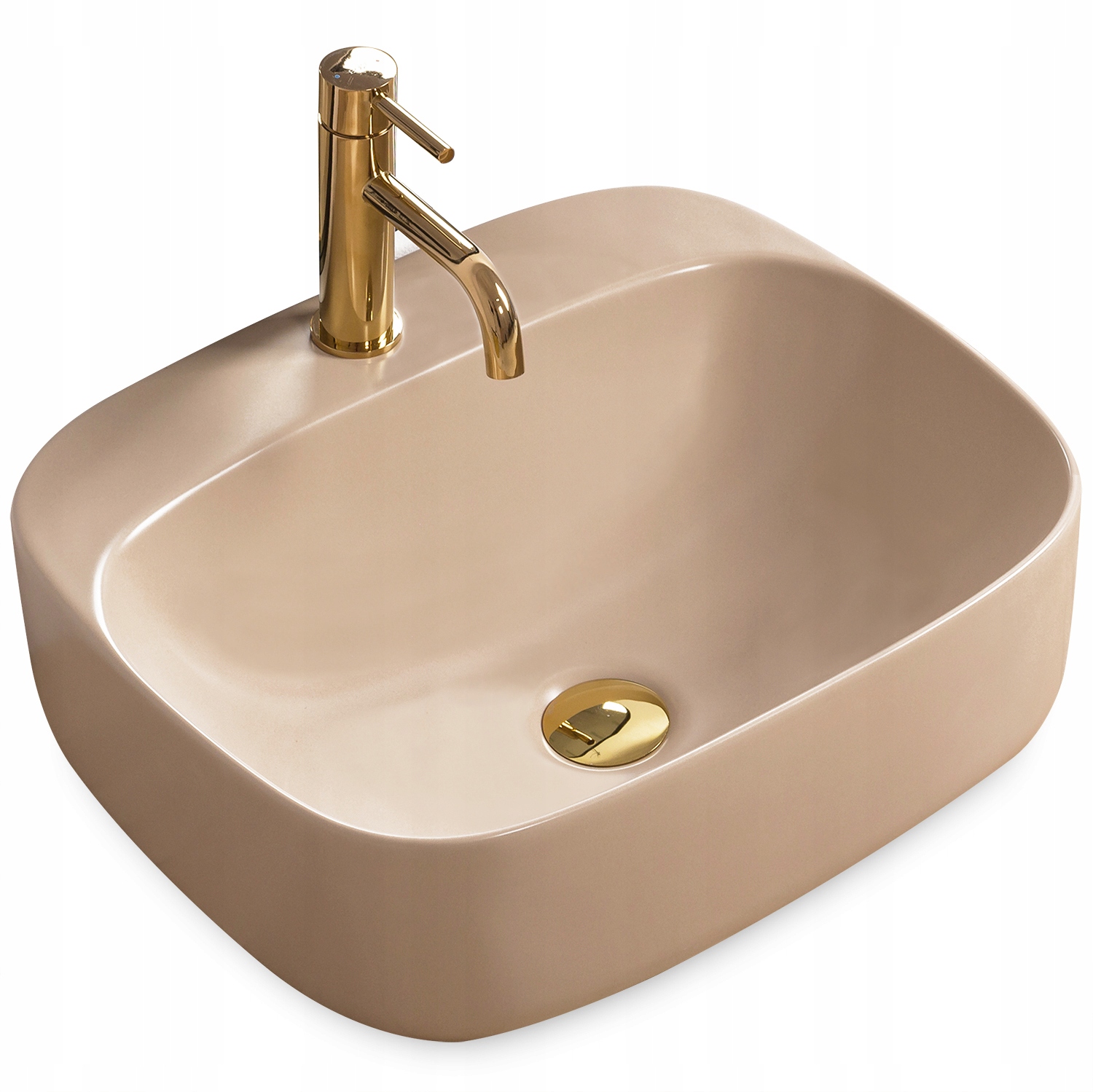 

Umywalka Ceramiczna Nablatowa Luiza 50 Beige Rea