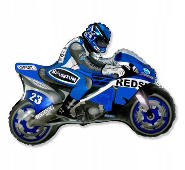 

Balon foliowy 24" Fx - Motor niebieski