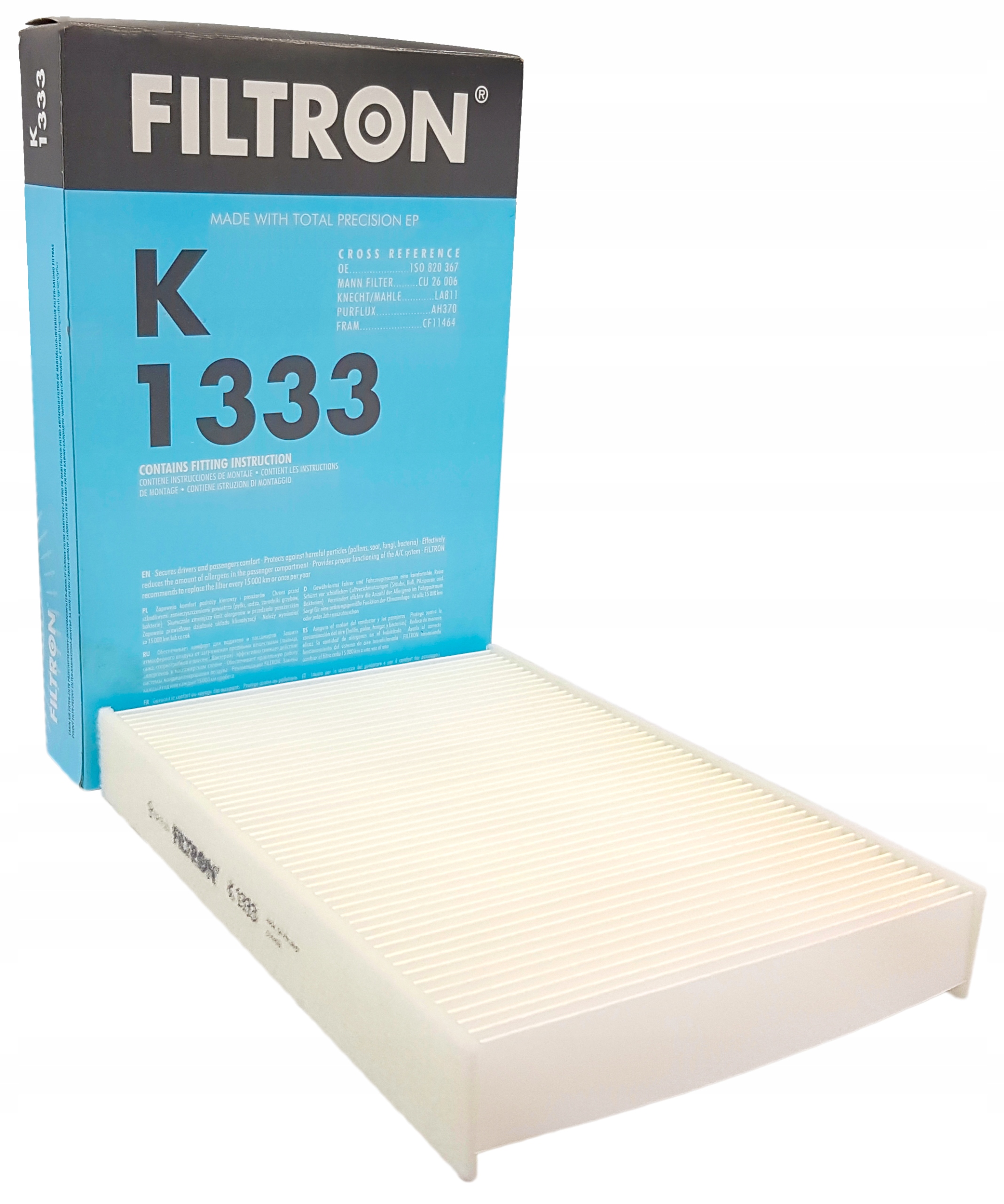 

Filtr Kabinowy Kabiny Filtron K1333 Seat Skoda Vw