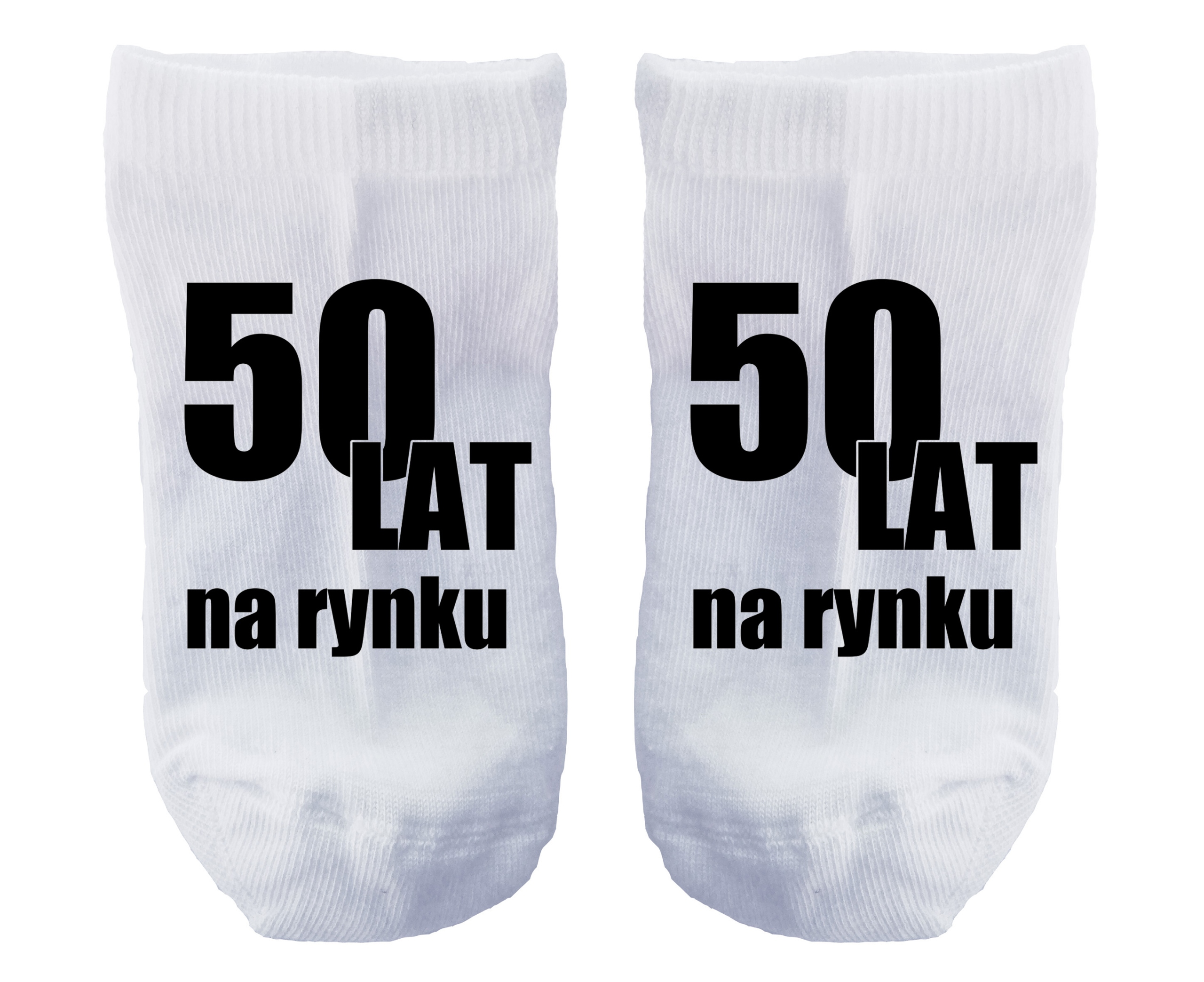 

Skarpetki 50 lat na rynku urodziny Prezent r.44