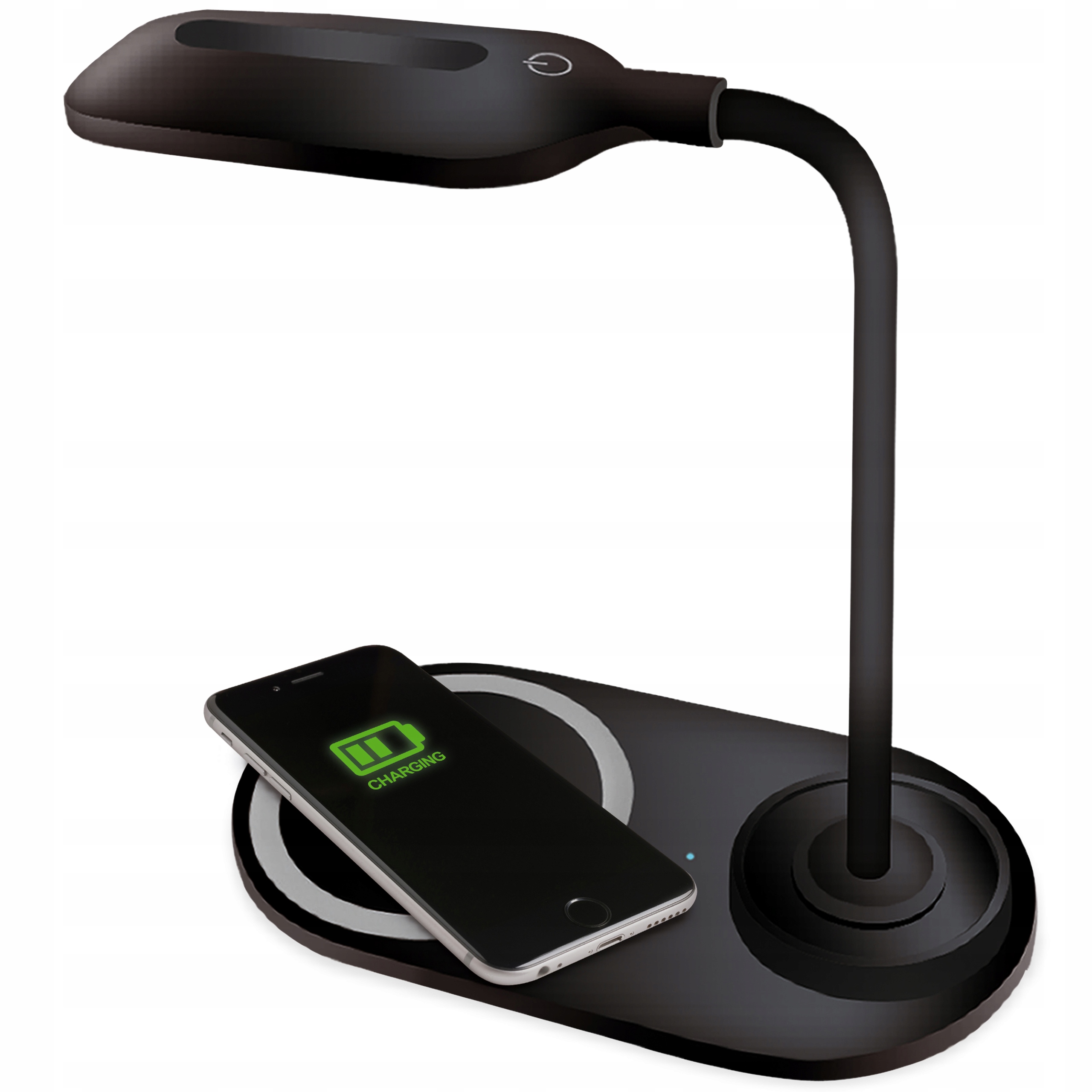 

Lampka biurkowa Led z wbudowana ładowarka Qi 5V 1A