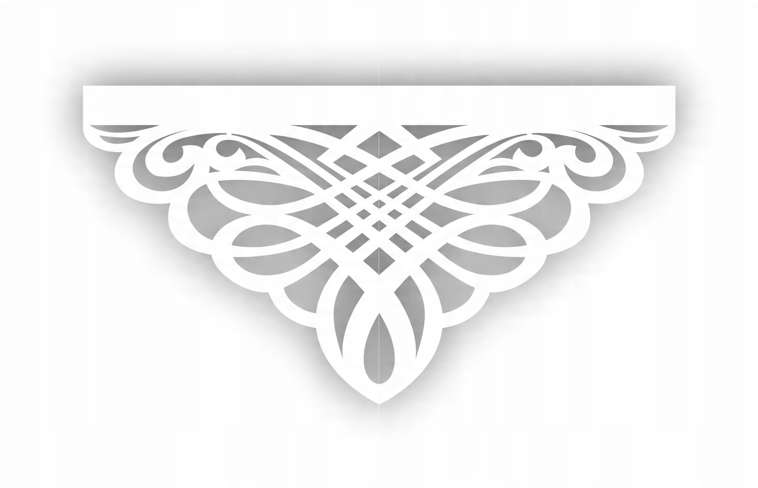 

Ażur (+listwa) Panel,ekran ażurowy Sztywne! -60cm-