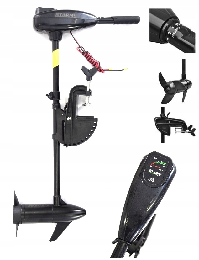 

Silnik Elektryczny do łodzi pontonu 55 12V Storm