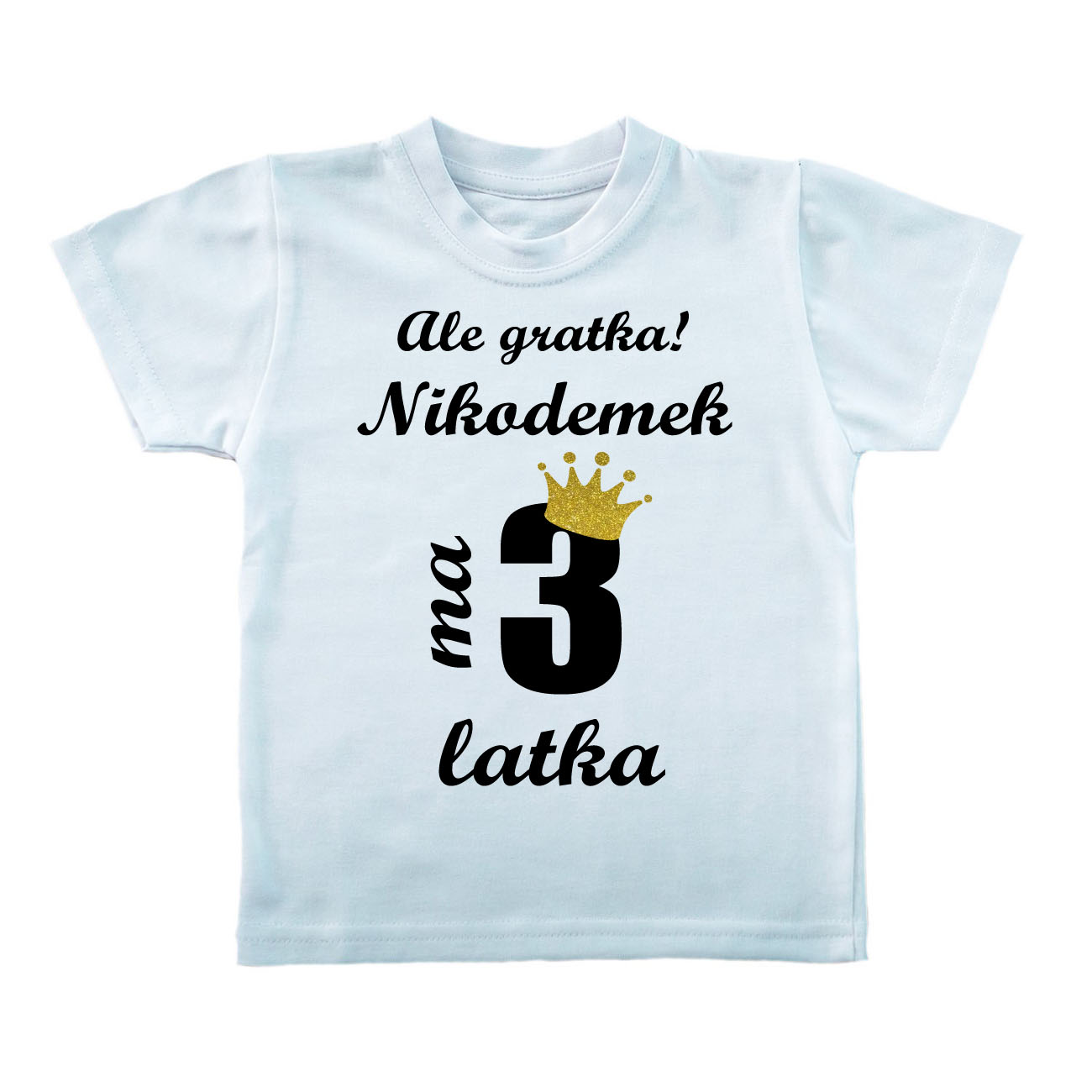 

Koszulka na 3 urodziny Ale Gratka Mam 3 Latka imię