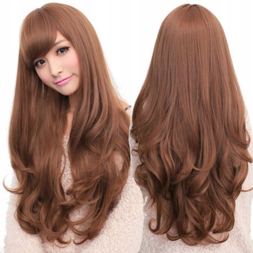 

Peruka Włosy Długie 70cm Czarne Brunetka W20