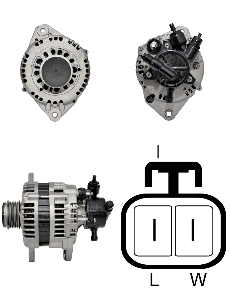 JA1901 ALTERNATOR OPEL COMBO CORSA C MERIVA / CDTI Producent części Hitachi