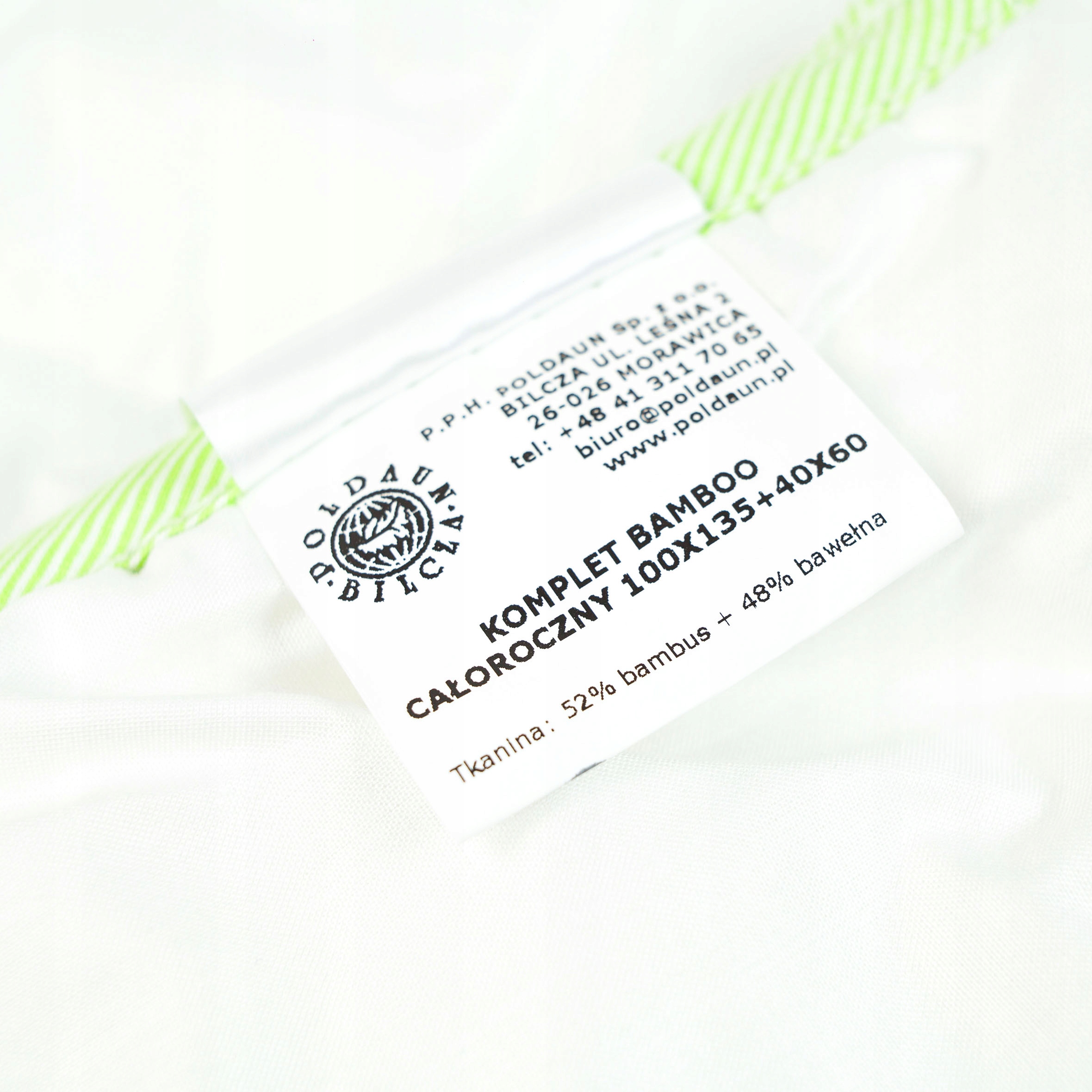 Kołdra dla dzieci BAMBUSOWA 100X135 naturalna PL Bohater brak