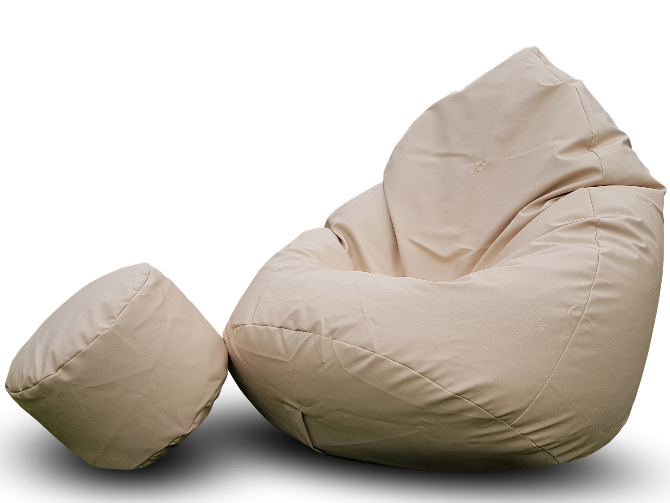 WIELKA PUFA XXXL + GRATIS pufy WOREK FOTEL SALON Szerokość mebla 85 cm