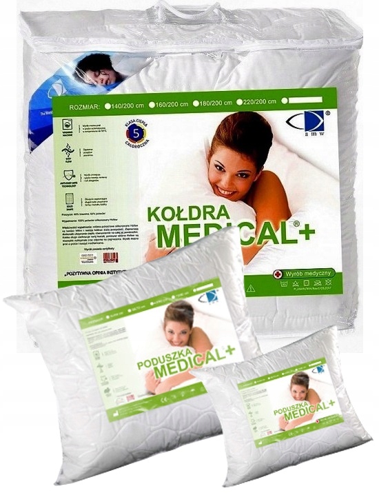 

Kołdra Medical+ Antyalerg 220X200 + 70x80 + 40x40