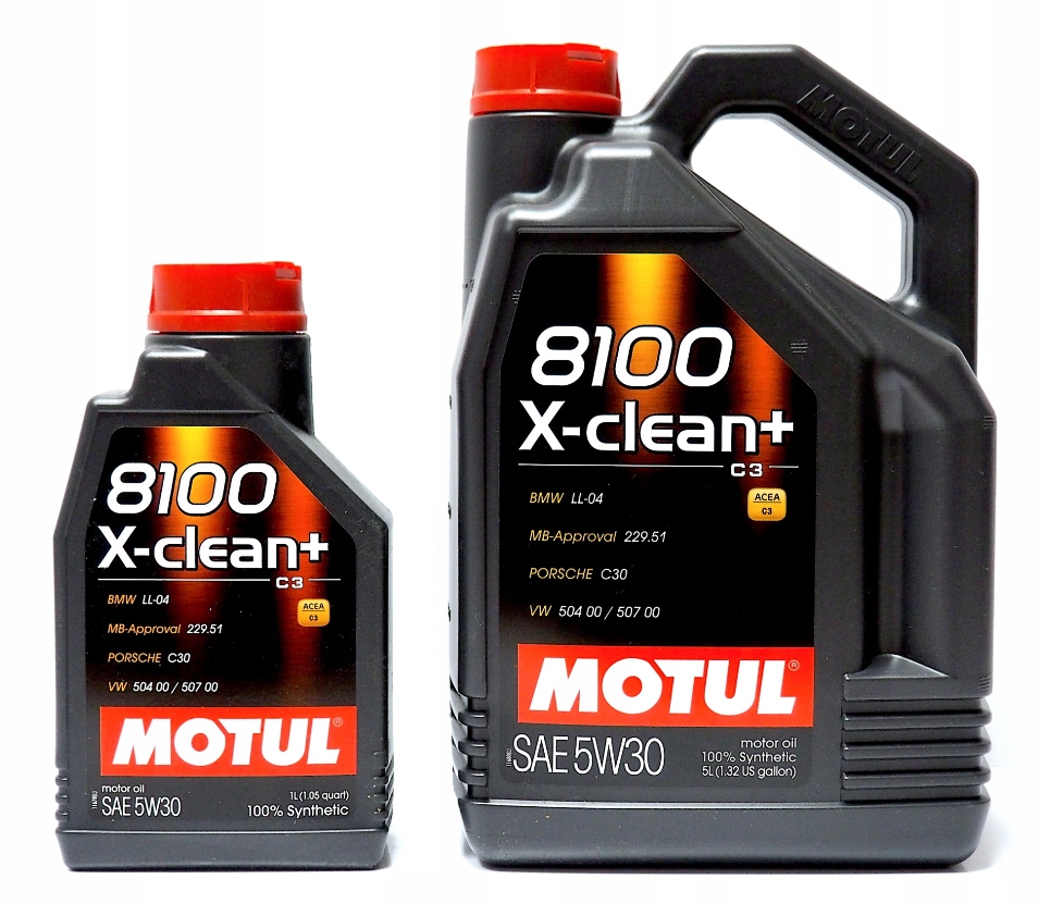 

Motul 8100 X-clean+ C3 5W30 6L