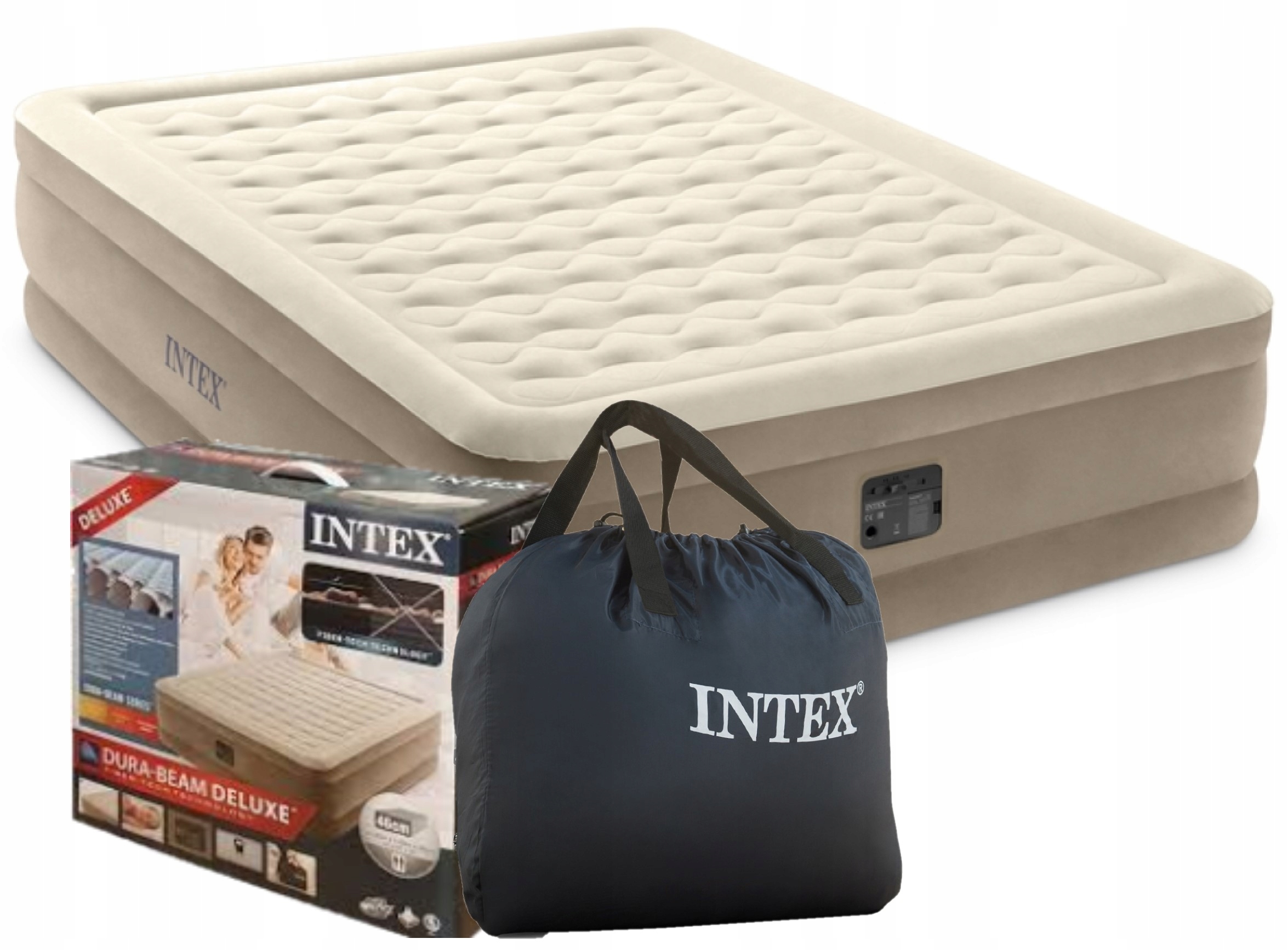 

Materac Dmuchany Dwuosobowy 152x203x46 Intex 64428