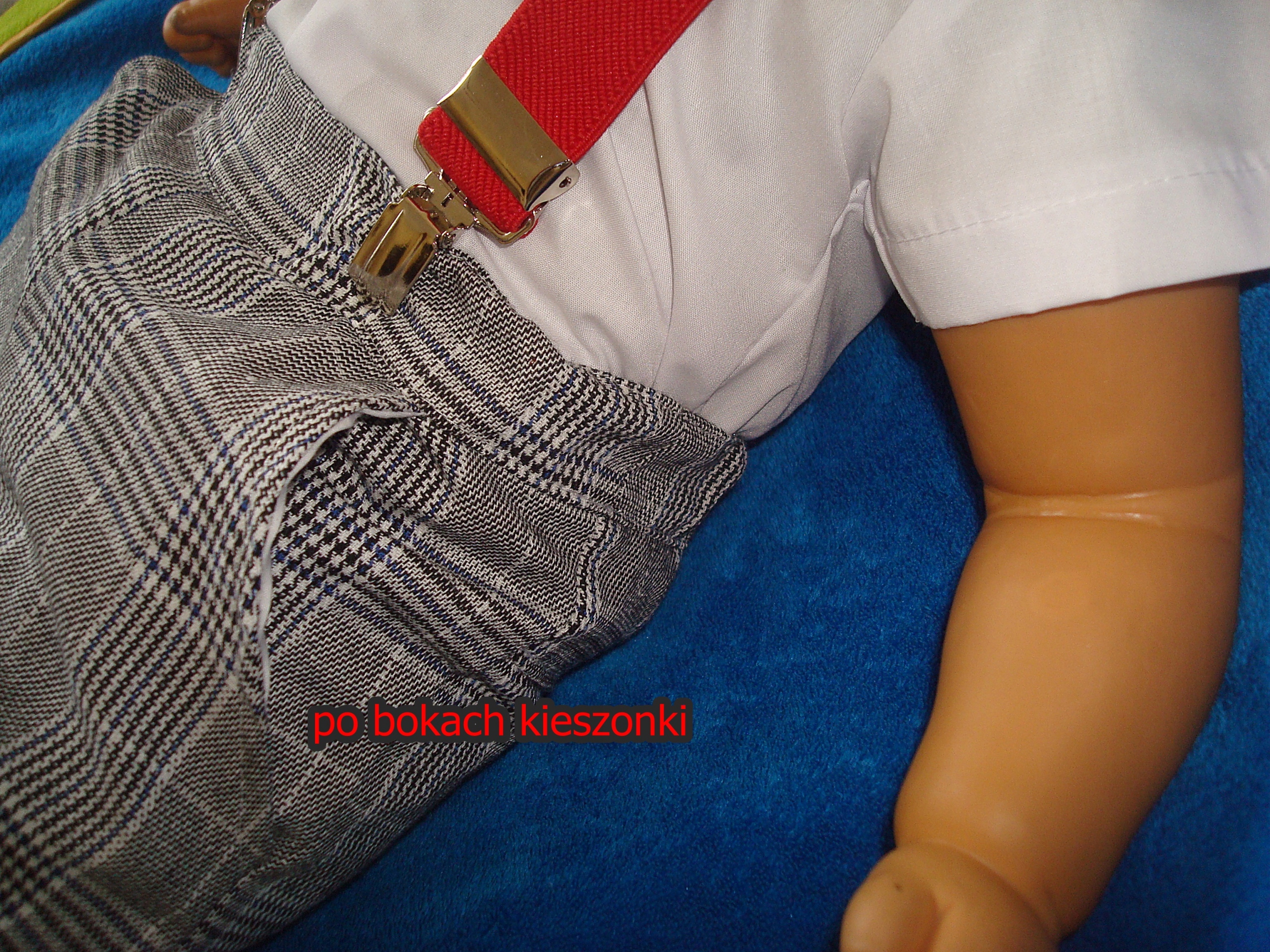 KOMPLET LATO UBRANKO /CHRZTU /WESELE/ SPODENKI 80 Płeć Chłopcy