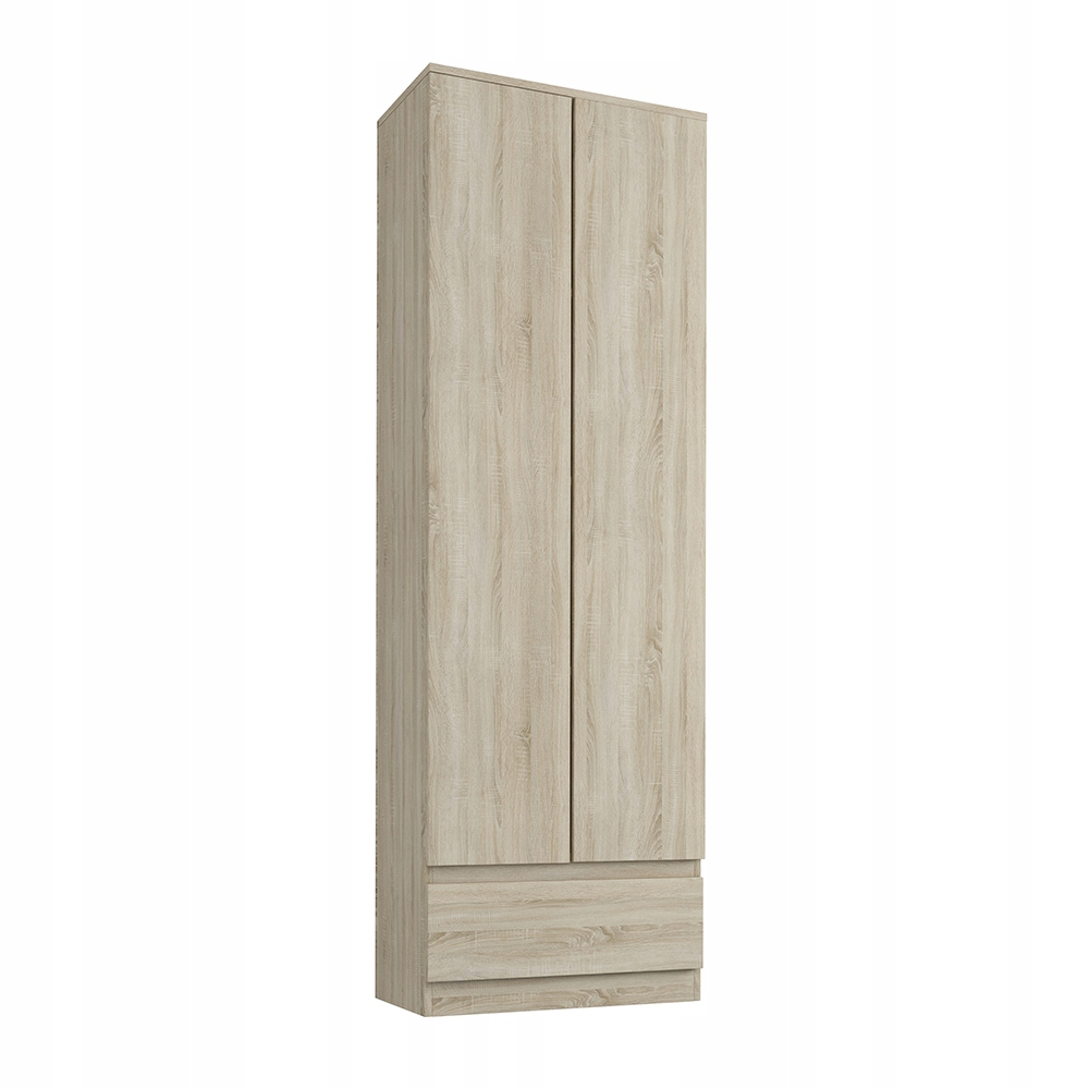 Skříň kancelářský regál na knihy 60 cm 2d 1 š sonoma B-4
