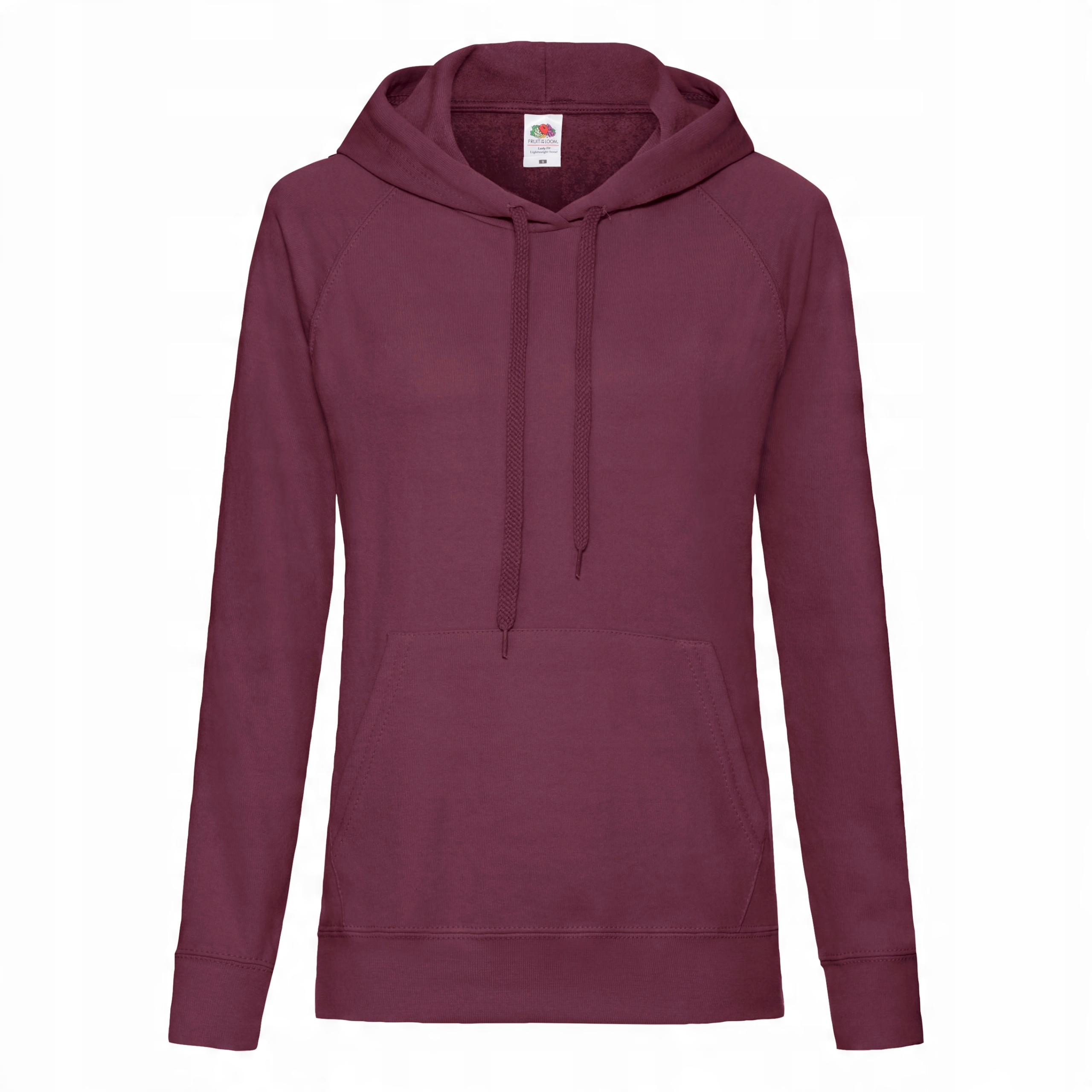 

Lekka Bluza Damska Z Kapturem Fruit Burgund Xs