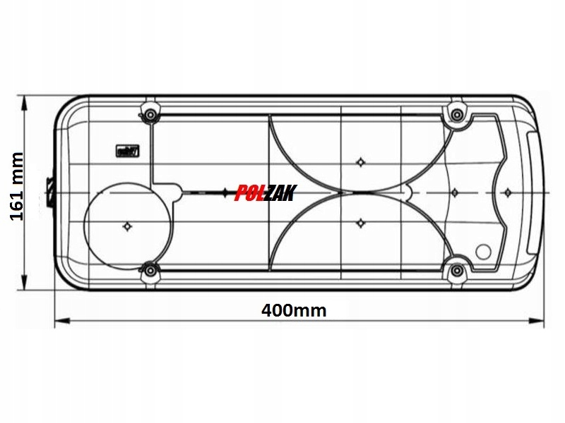 LAMPA PRAWA Tylna TYŁ Mercedes Sprinter 906 3 Doka Rodzaj lampy dedykowana