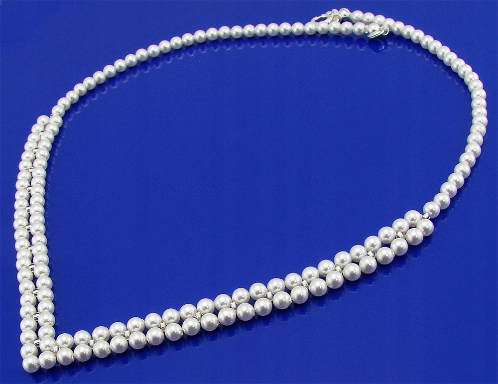 ARSYLION ślubne długie kolczyki z białymi perłami Rodzaj zapięcia sztyft