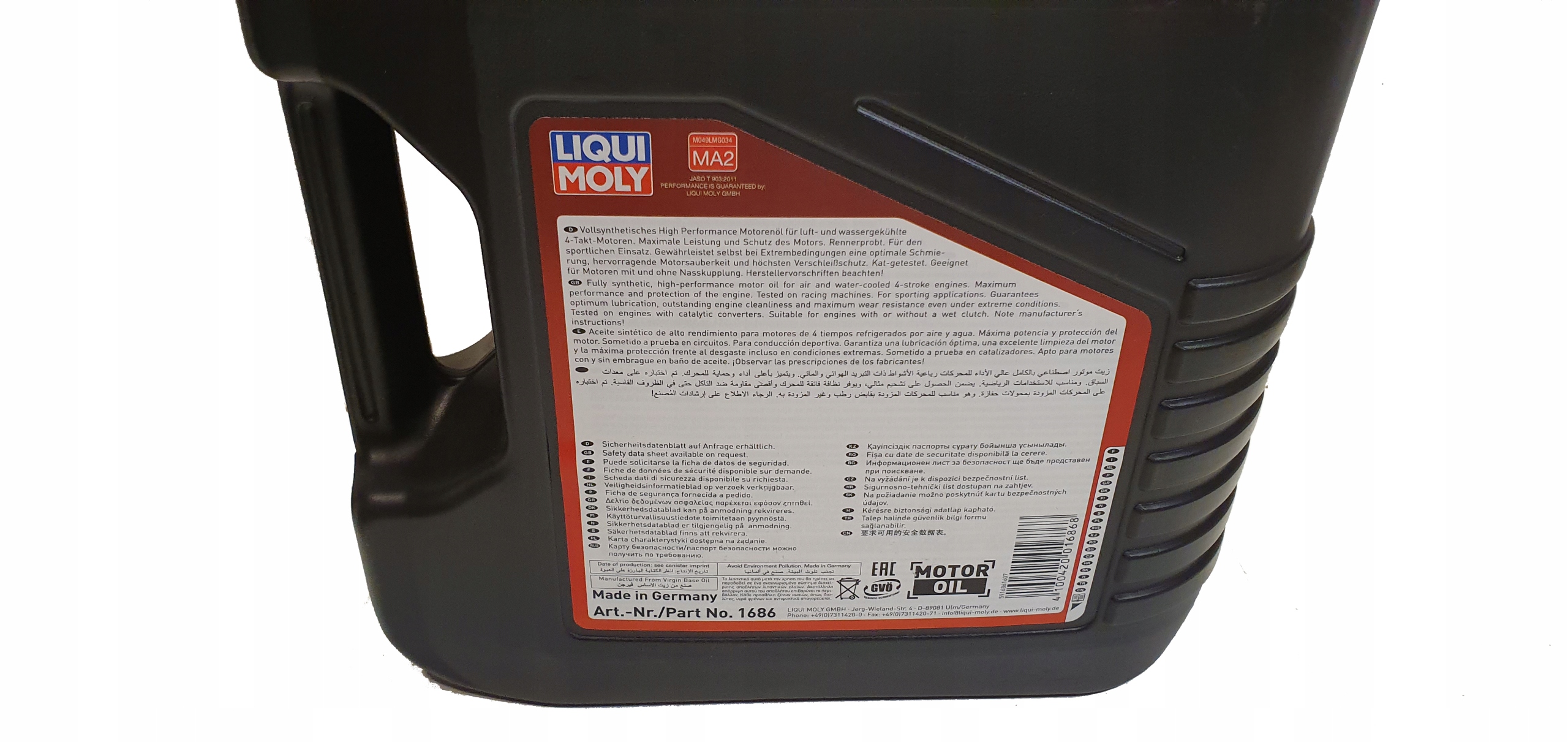 OLEJ LQM 10W-50 MOTORBIKE 4T RACE 4L Producent Liqui Moly