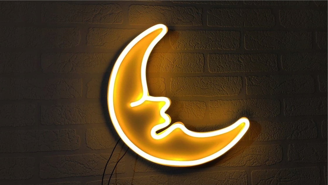 Neon LED Księżyc-Reklama Szyld Dekoracja PRODUCENT