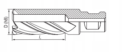 WIERTŁO RUROWE FREZ TREPAN. 46X50 TCT/ VHM FENES Marka Fenes