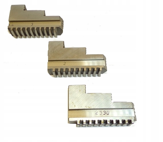 Szczęki Do Uchwytu Tokarskiego 250mm Tokarskie Wewnętrzne Lewe Fi 250