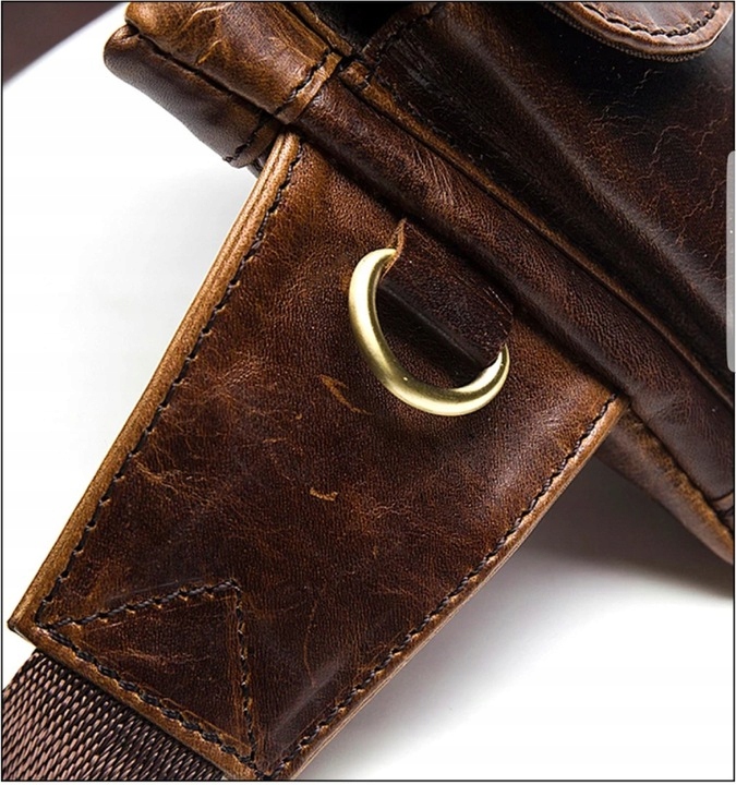 Saszetka biodrówka torba nerka firmy WESTAL skóra Typ nerka