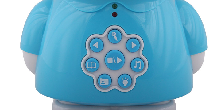 Zabawka Interaktywna Alilo HONEY BUNNY MP3 LED PL Kolor dominujący odcienie niebieskiego