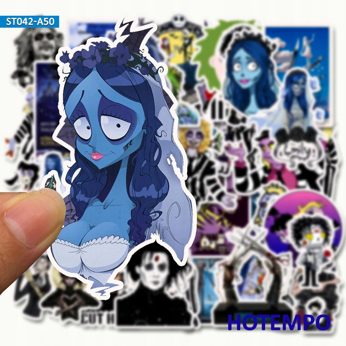 Naklejki Burton Gnijąca Panna Młoda Beetlejuice PL Tematyka, motyw Film