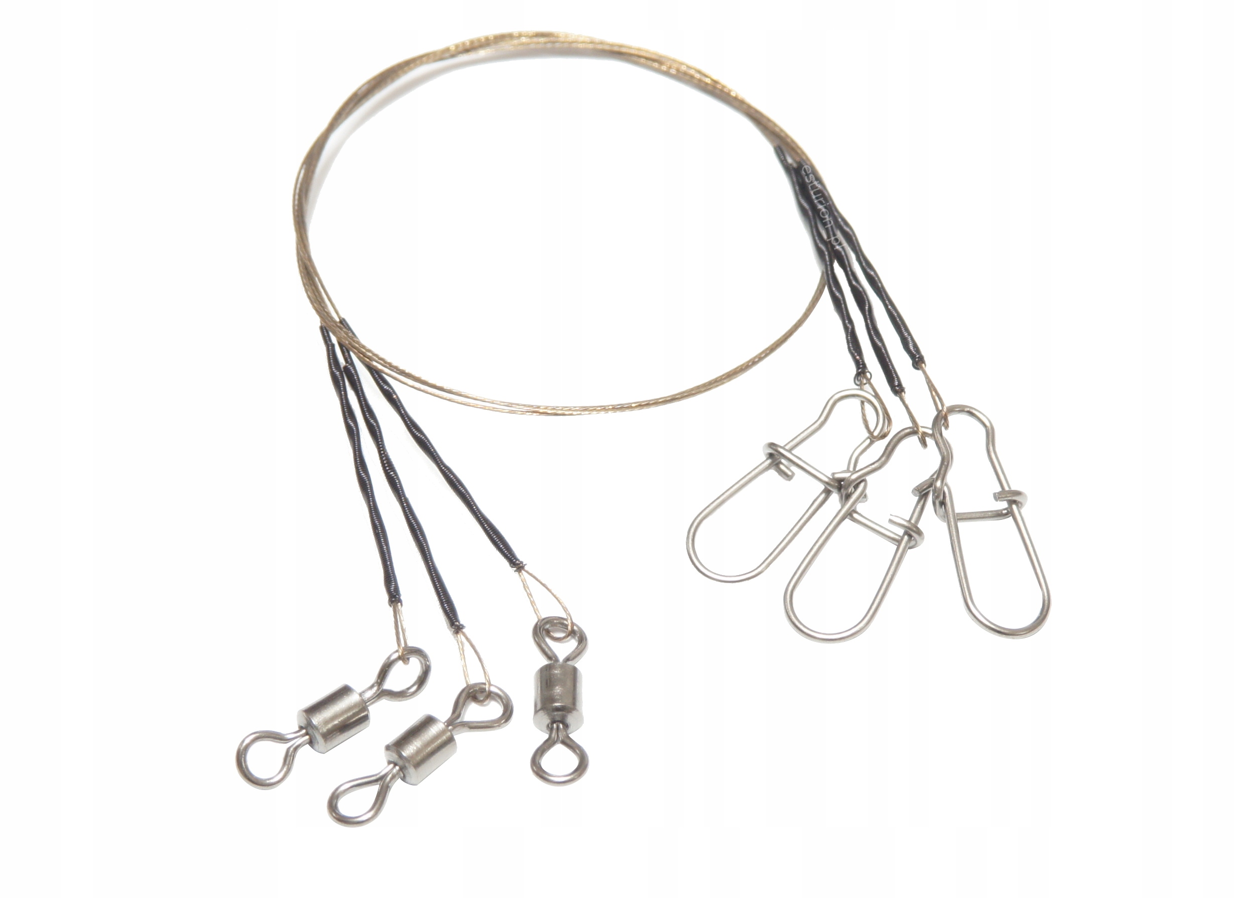 

3x Przypon Stalowy Na Szczupaka 50cm 20kg Jaxon