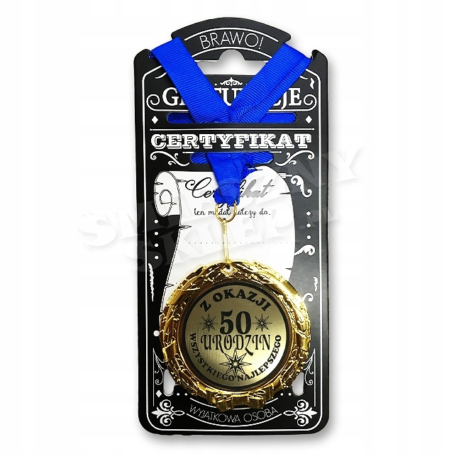 

Złoty Medal z okazji 50 Urodzin 50-tka