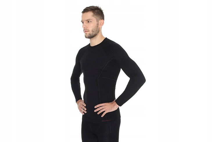 BRUBECK KOSZULKA TERMICZNA MĘSKA DŁUGI RĘKAW ACTIVE WOOL MERINO L Marka Brubeck