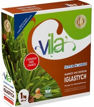 

Nawóz do iglaków 1kg na 30m2 Vila Yara granulowany