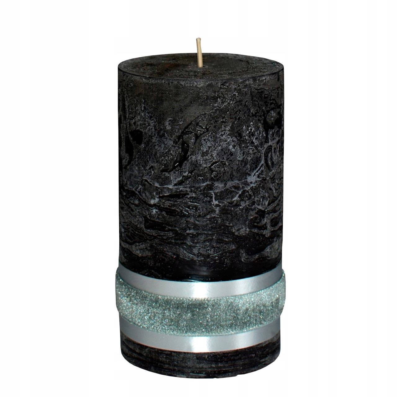 

Świeca do Latarnia Lampion Glamour Srebro Czarny