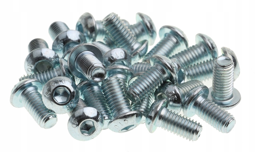 

Śruba Kulista Ocynk M8x25 mm Wkręt Imbus 25 sztuk