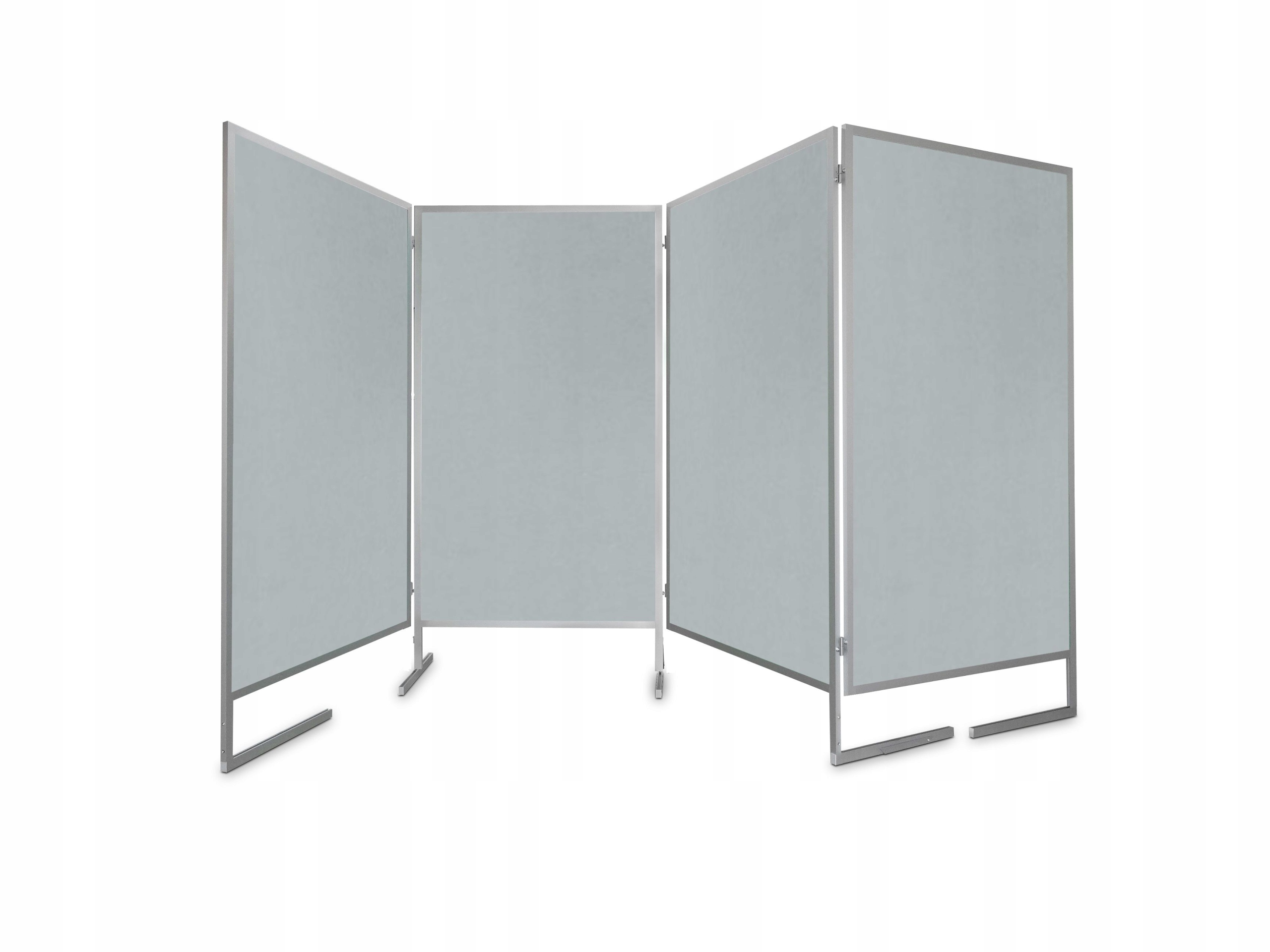 Parawan czteromodułowy korkowy 4x100x170x190 Długość 50 cm