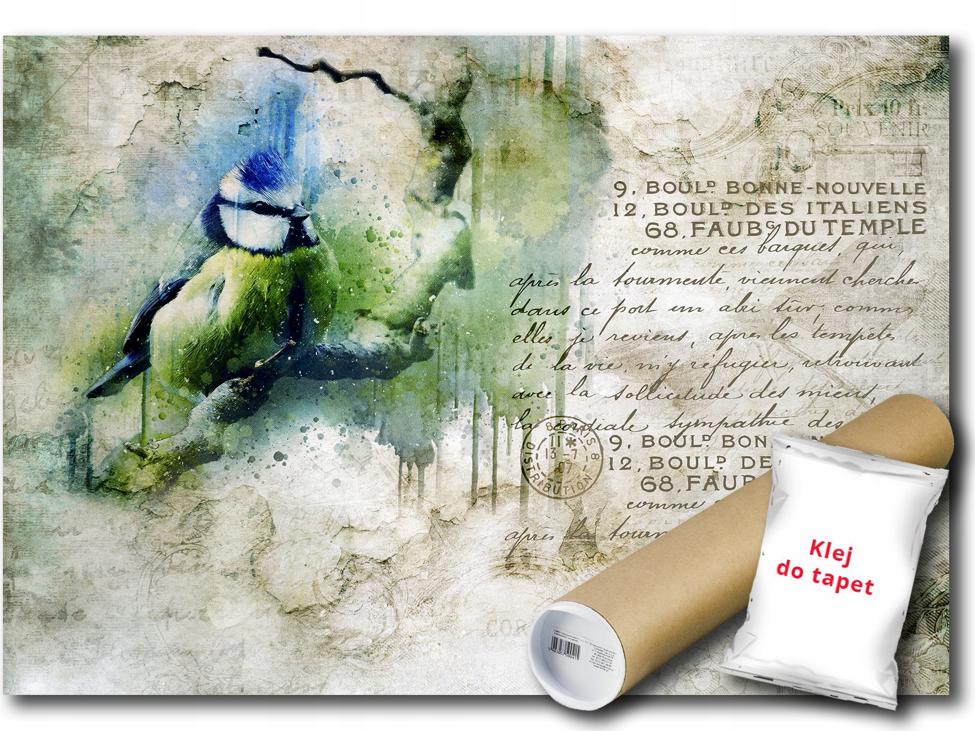 Fototapeta Pták Nápisy 15B F4XL 416x290 F12596