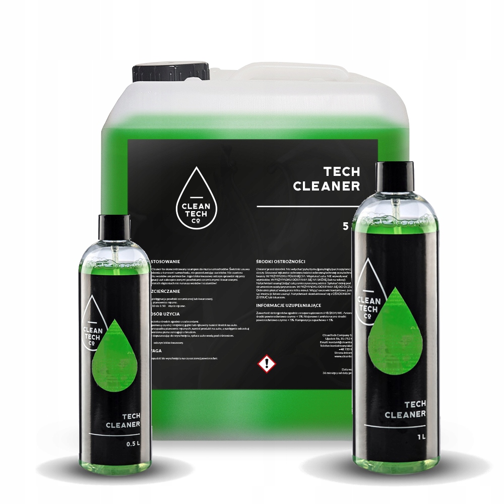 Tech Cleaner Szampon Koncentrat 1L Producent Cleantle