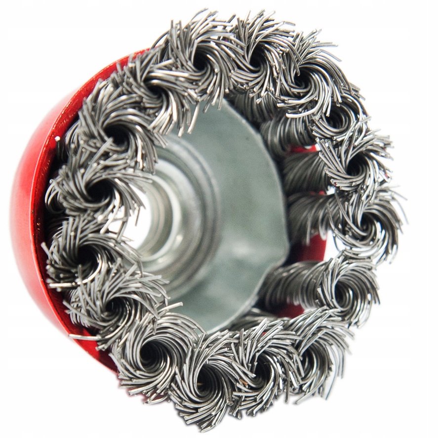 SZCZOTKA DRUCIANA DRUT SKRĘCANY CZOŁOWA M14 75mm