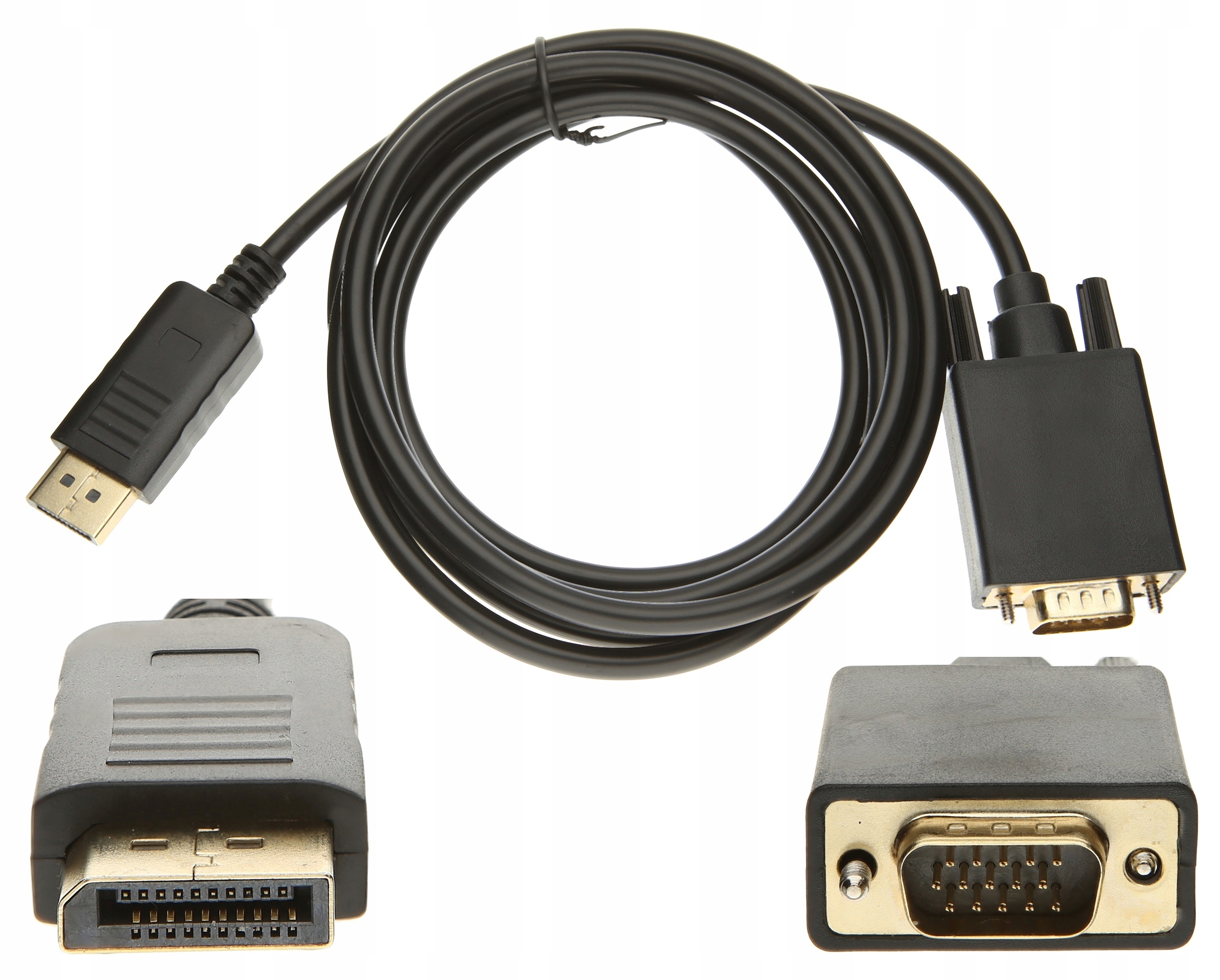 

Shiru Kabel Przejściówka Adapter Dp-vga 2M Czarny