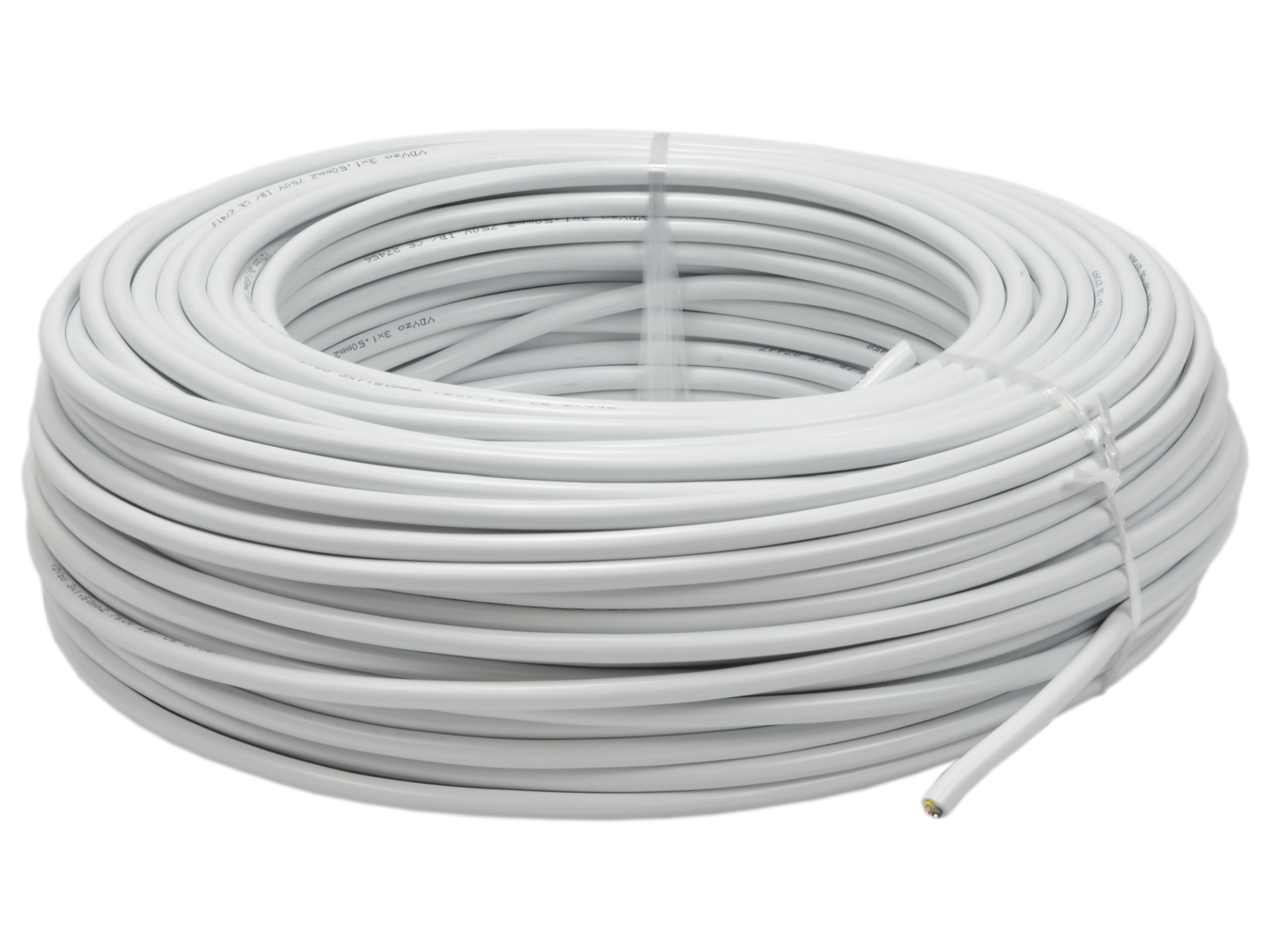 

Przewód kabel prądowy okrągły drut Ydy 3x1,5 100m