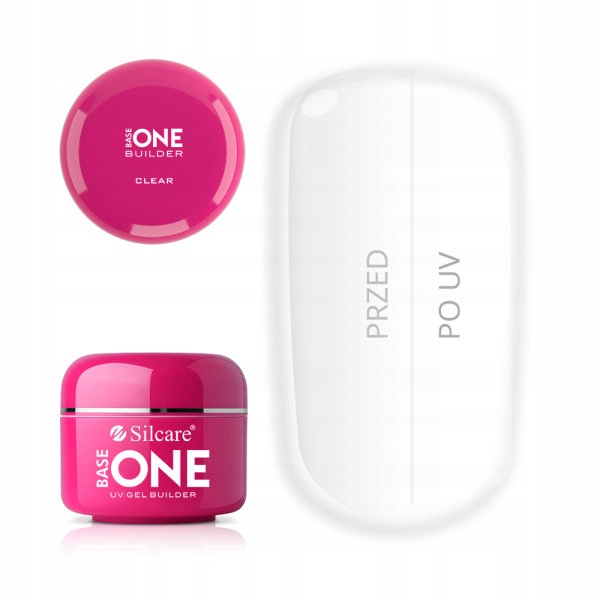 

Żel budujący Silcare Base One Clear 30g bezbarwny