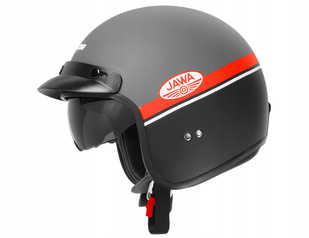 KASK CITY JAWA MOTOR CASSIDA Z DASZKIEM I OKULAREM Rozmiar L