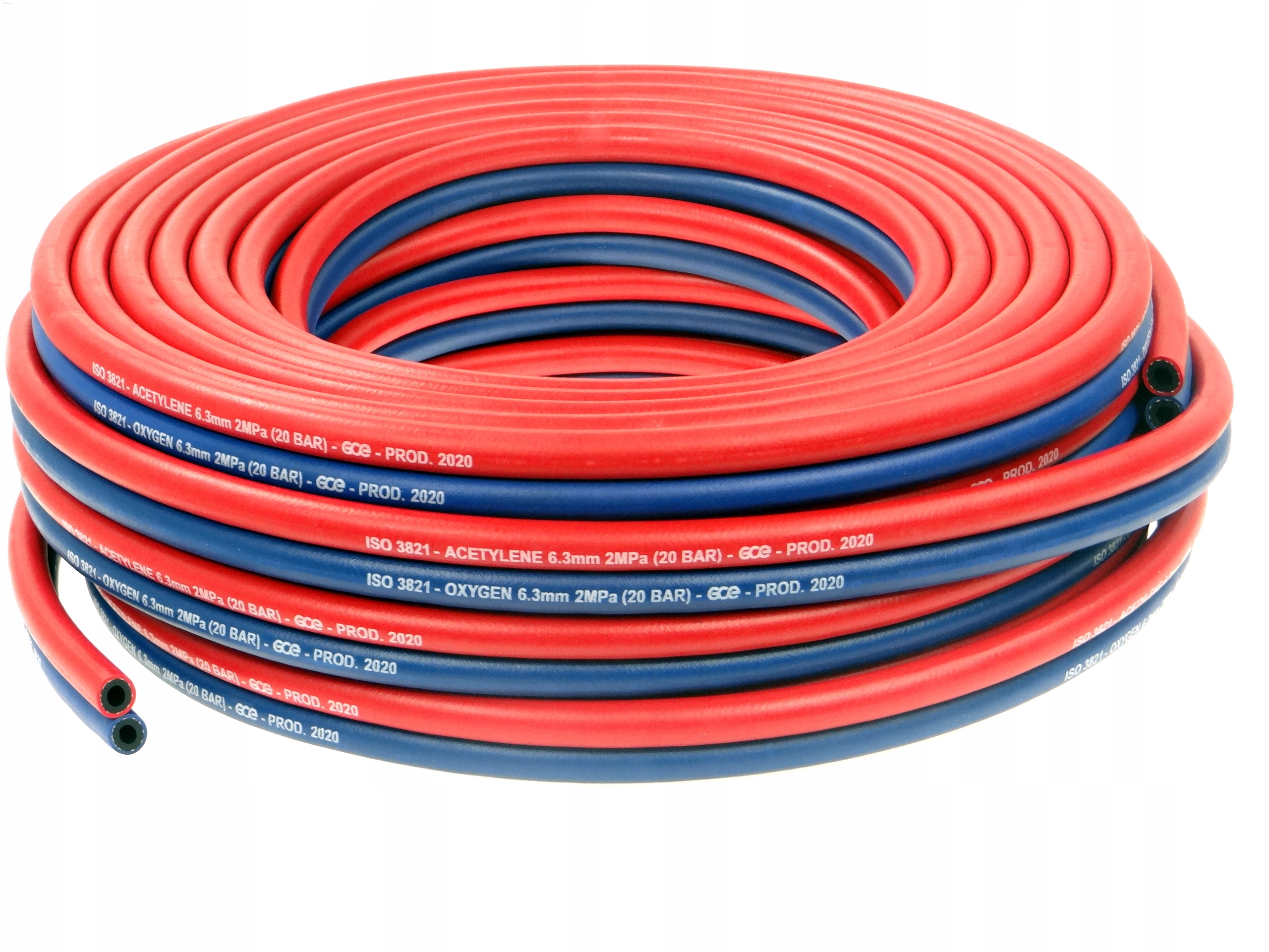 Svařovací hadice Duet Kyslík Acetylen Fi 2x6,3 mm 25 m