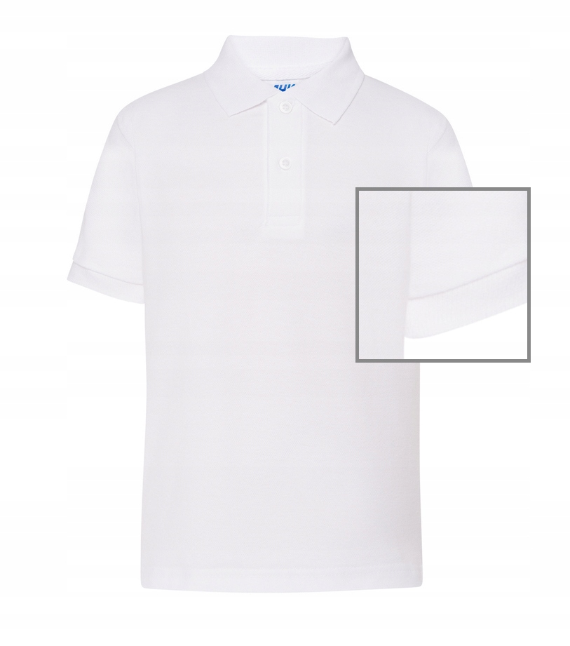 

Jhk Polo Dziecięce Koszulka Polówka Biała 3/4 Lat