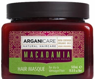 ARGANICARE MACADAMIA MASKA NAWILŻAJĄCA DO WŁOSÓW SUCHYCH I MATOWYCH 500ML