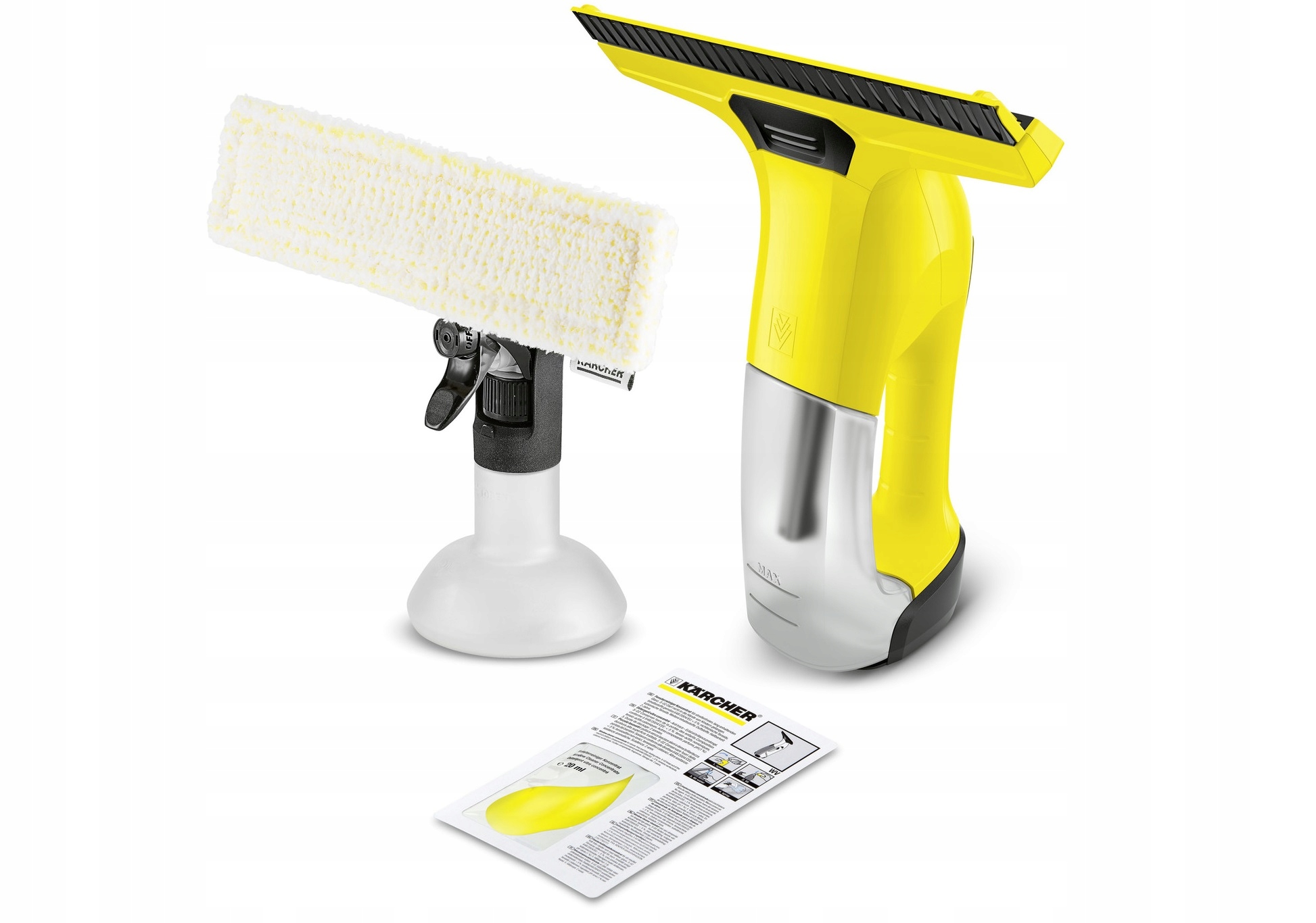 Myjka do okien szyb Karcher WV 6 Plus akumulatorowa z zestawem chemii Marka Kärcher