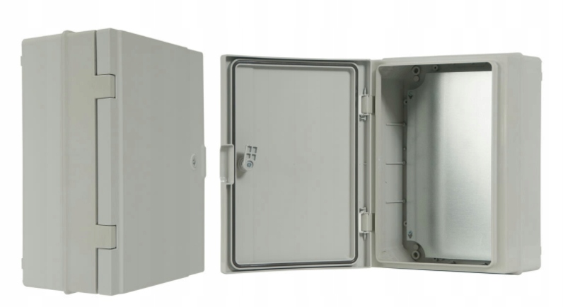 Hermetická rozvaděčová skříň 310x410 IP65 odolná proti nárazům a prohloubená