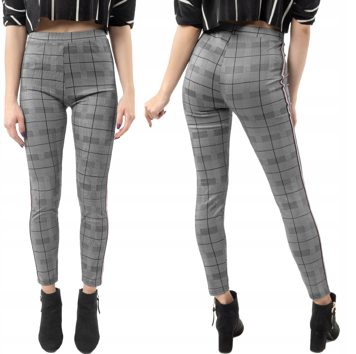 

Legginsy Rurki Damskie z Lampasami PL09-04 XL/XXL