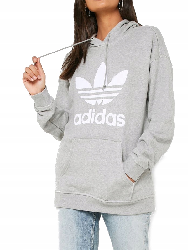 Mikina dámská tepláková Adidas Trefoil Originals FM3304 velikost oversize 28